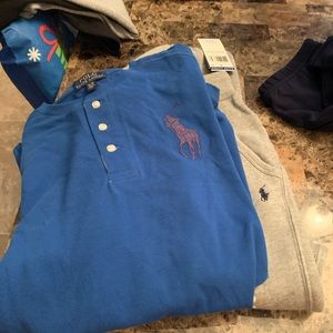 Boys XL Polo sweatsuits.